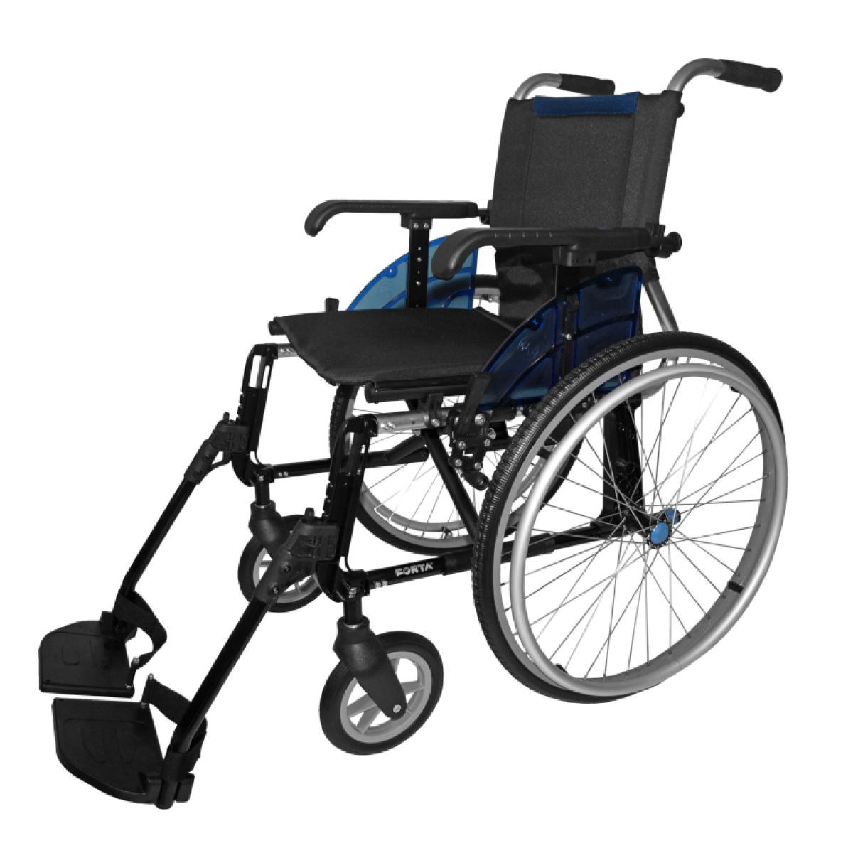 Silla de ruedas Maxi Line con ruedas todoterreno ideal para personas altas