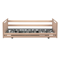 Juego de barandillas + piecero + cabecero Irati 90 de madera sin asa para cubrir la longitud lateral de la cama